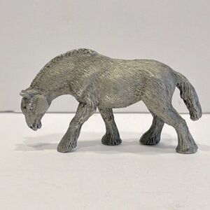 Vintage Spoontiques 358 Pewter Miniature Stallion Horse 1984